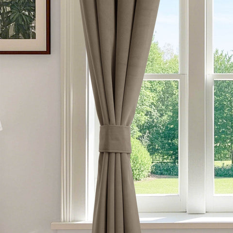 223 Soft Velvet Drape 100% Blackout for Home Theater - Cololeaf