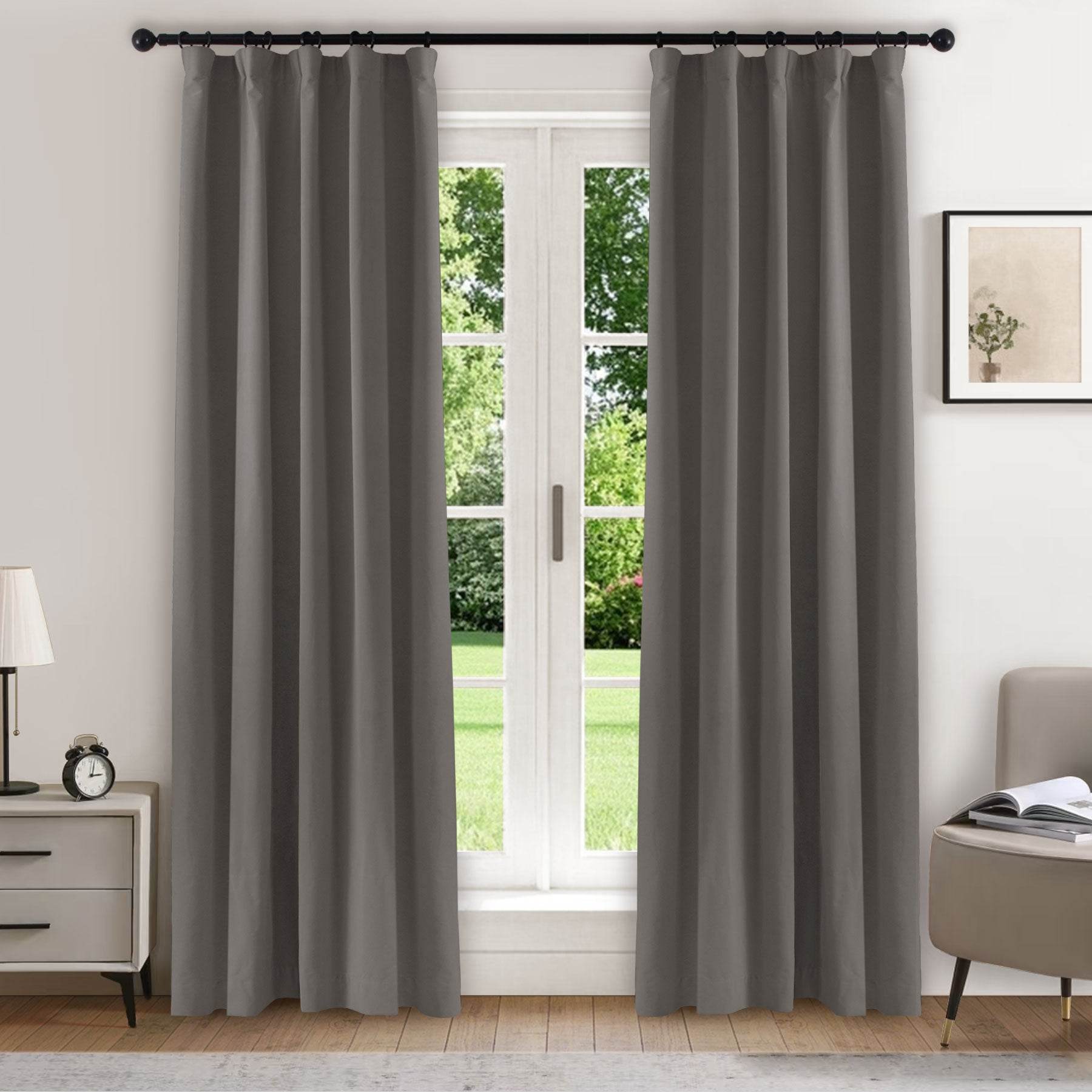 223 Soft Velvet Drape 100% Blackout for Home Theater - Cololeaf