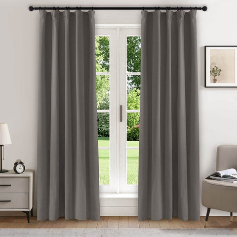 223 Soft Velvet Drape 100% Blackout for Home Theater - Cololeaf