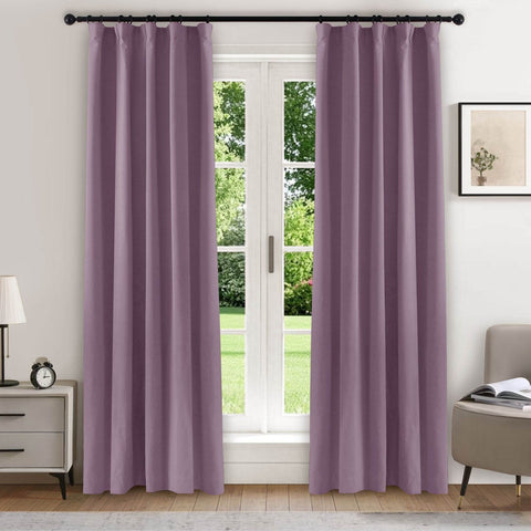 223 Soft Velvet Drape 100% Blackout for Home Theater - Cololeaf