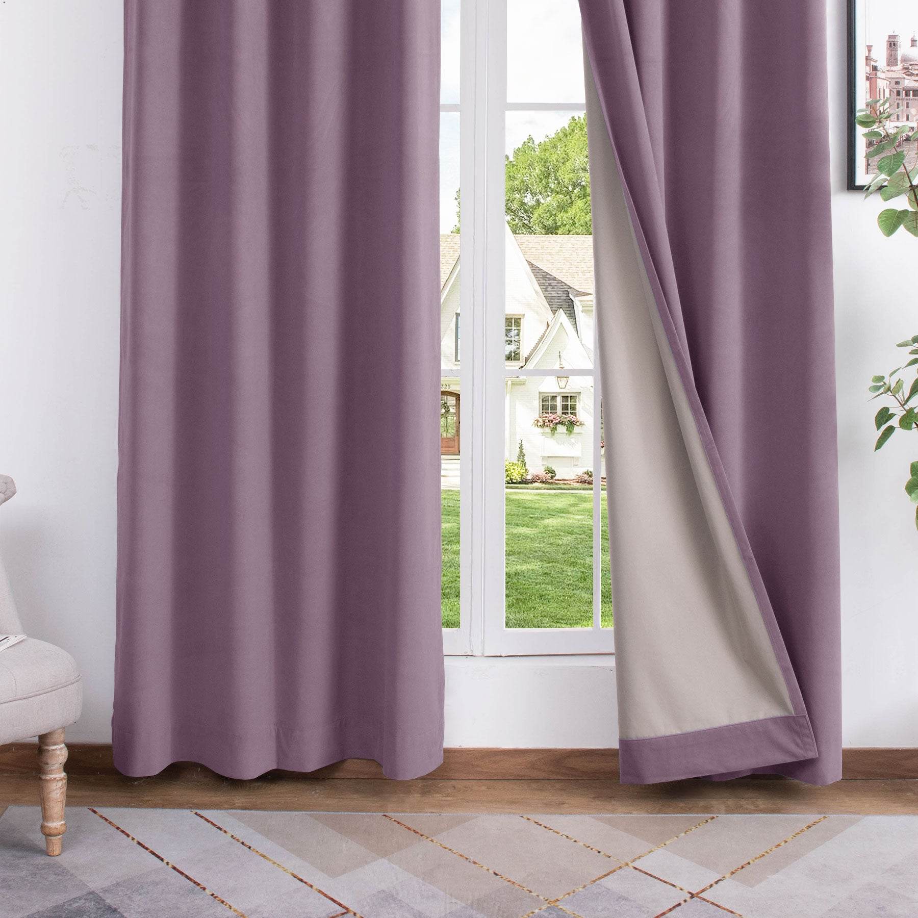223 Soft Velvet Drape 100% Blackout for Home Theater - Cololeaf