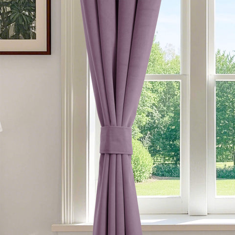 223 blickdichte Samtvorhänge, 100 % verdunkelnd, 280 g/m² Polyester, verschiedene Aufhängungen, 1 Paneel