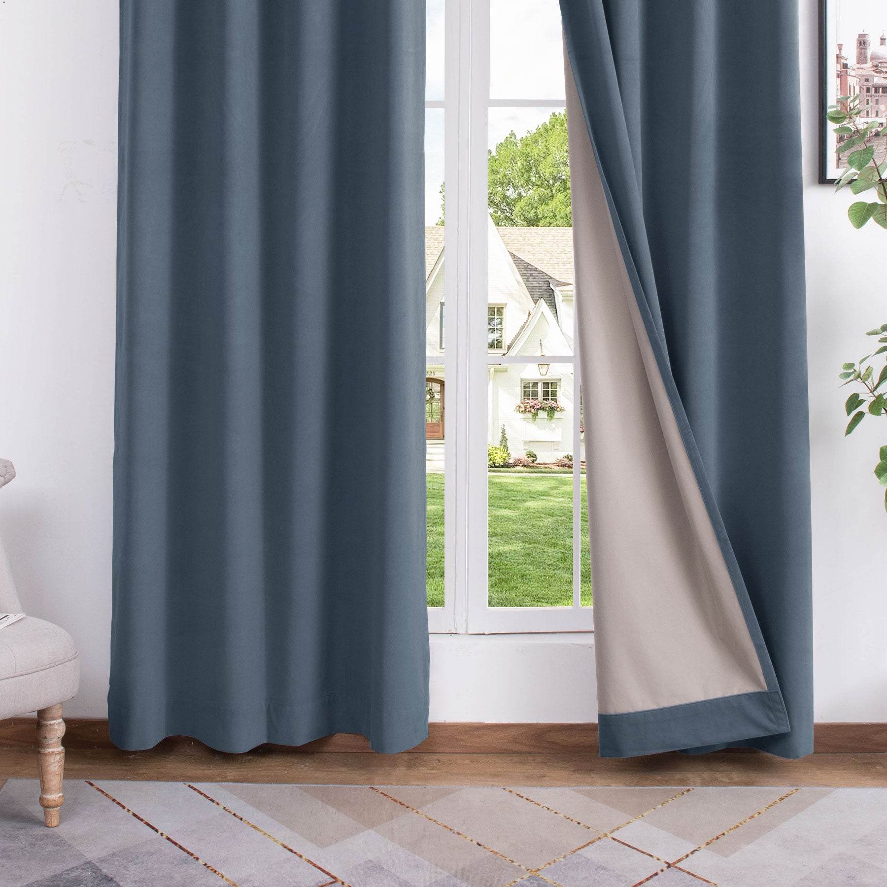 223 Premium 100% Blackout Velvet Drape 280gsm Pinch Pleat - Cololeaf