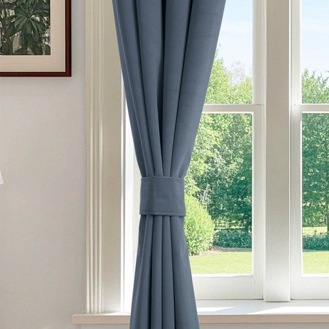 223 Soft Velvet Drape 100% Blackout for Home Theater - Cololeaf