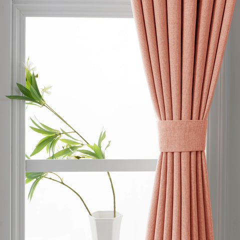 3009 Reversible 100% Blackout Linen Blend Curtain Grommet 1 Panel