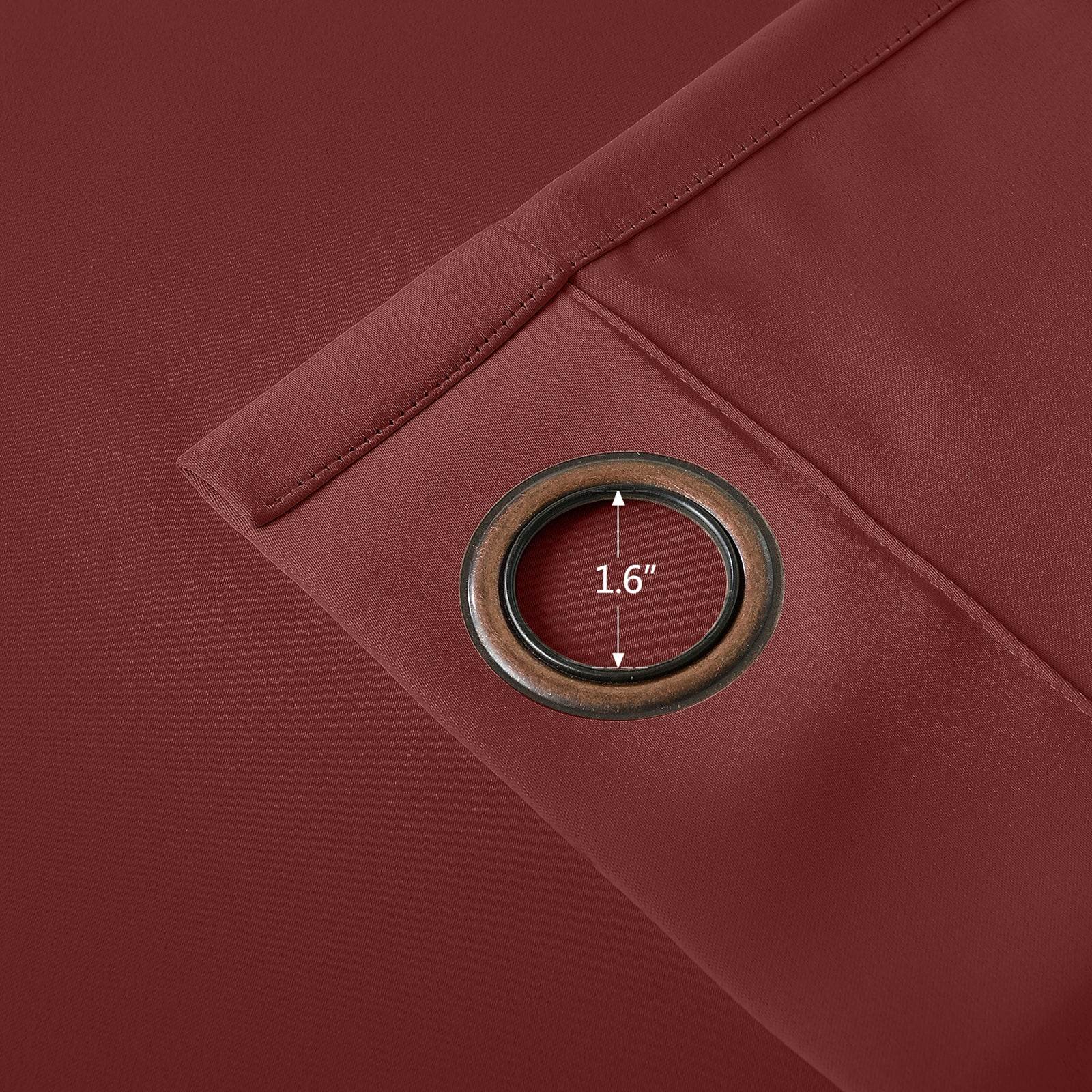 Regal Flame Retardant Fire Resistant Curtains Thermal Insulated Blackout for Office, Hotel, School Grommet - Cololeaf
