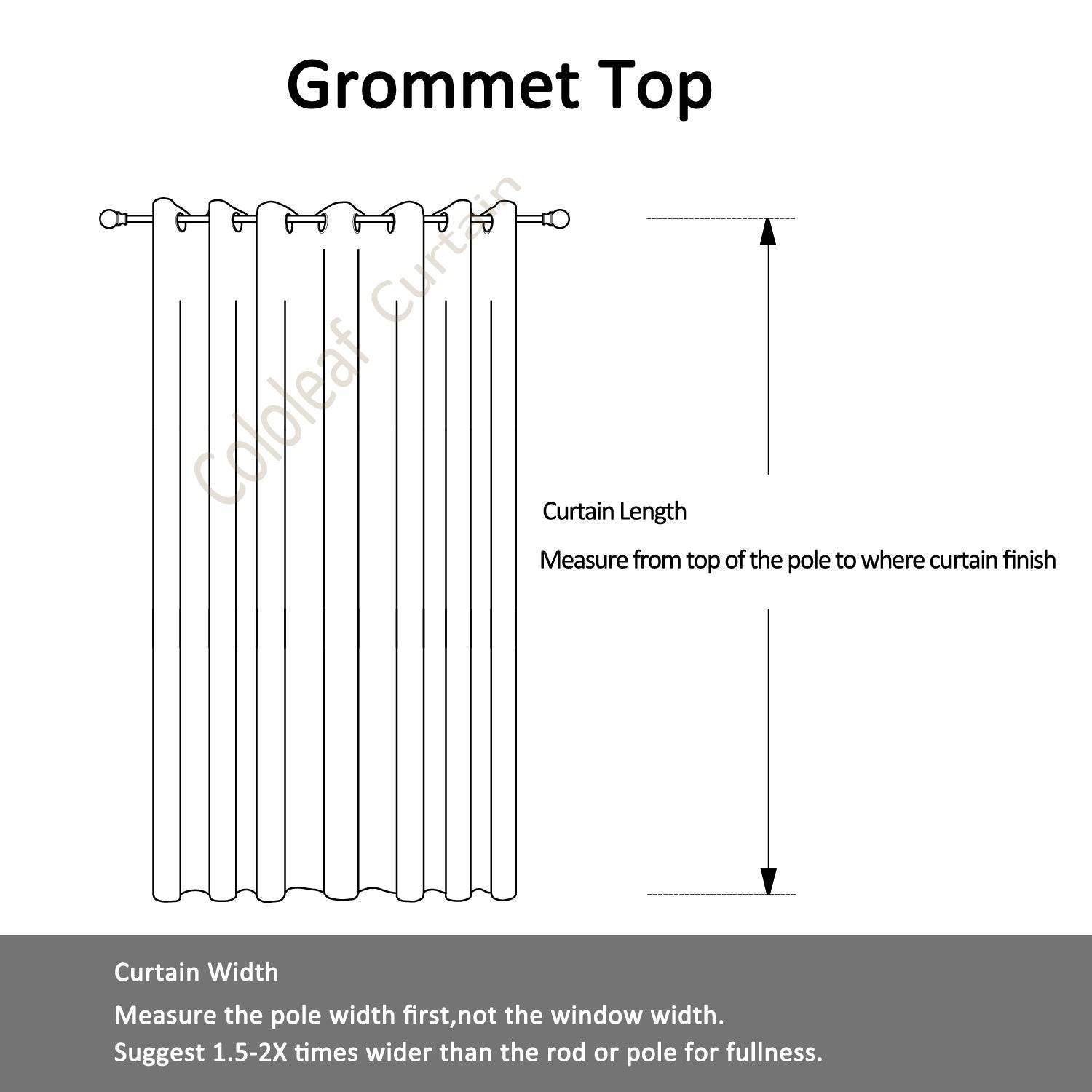 MJ11 Extra Long Soft Velvet Blackout Drapes For Loft Living Room Grommet - Cololeaf