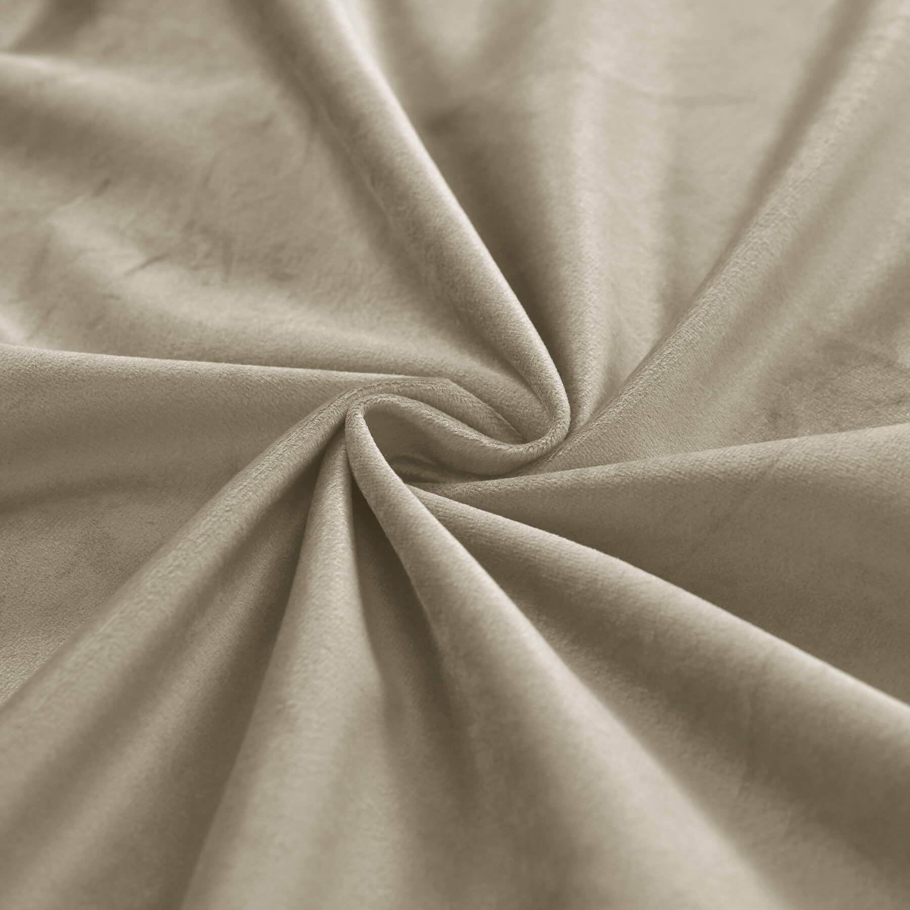 MJ11 Extra Long Soft Velvet Blackout Drapes For Loft Living Room Grommet - Cololeaf -- 1# Off White