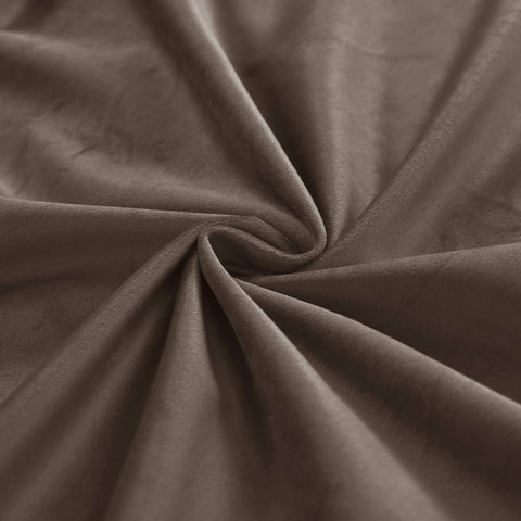 MJ11 Soft Soundproof Luxury Velvet Blackout Drapes Back Tab and Rod Pocket 2 In 1 (1 Panel)