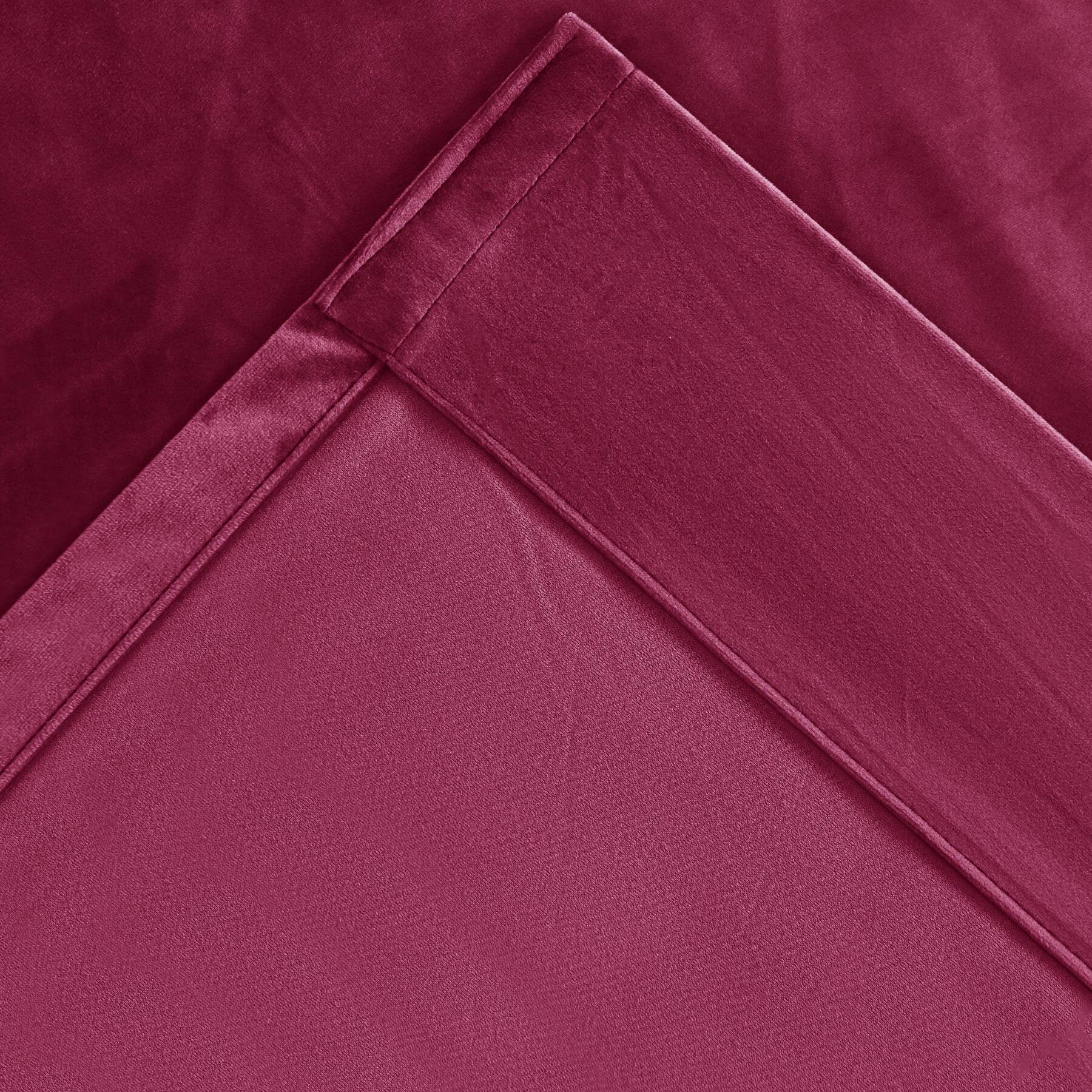 MJ11 Soft Soundproof Luxury Velvet Blackout Drapes Back Tab and Rod Pocket 2 In 1 - Cololeaf -- 107# Moss