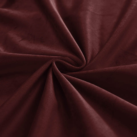 MJ11 Soft Soundproof Luxury Velvet Blackout Drapes Back Tab and Rod Pocket 2 In 1 - Cololeaf -- 107# Moss
