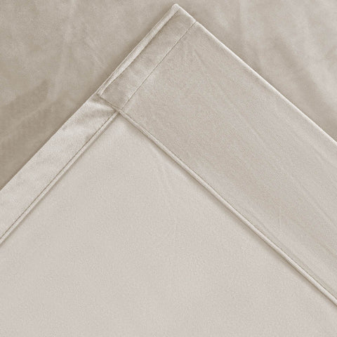 MJ11 Soft Soundproof Luxury Velvet Blackout Drapes Back Tab and Rod Pocket 2 In 1 - Cololeaf -- 107# Moss