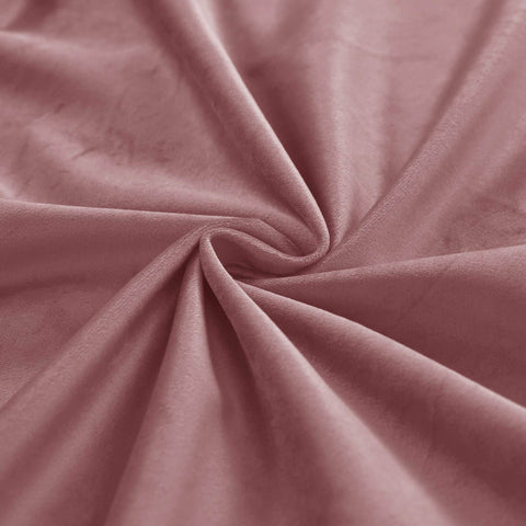 MJ11 Soft Soundproof Luxury Velvet Blackout Drapes Back Tab and Rod Pocket 2 In 1 - Cololeaf -- 107# Moss