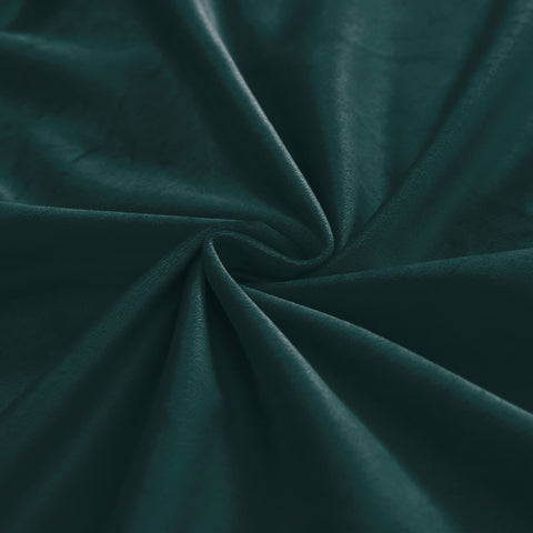 MJ11 Soft Soundproof Luxury Velvet Blackout Drapes Back Tab and Rod Pocket 2 In 1 (1 Panel)