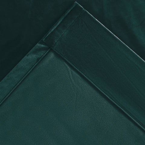 MJ11 Soft Soundproof Luxury Velvet Blackout Drapes Back Tab and Rod Pocket 2 In 1 (1 Panel)