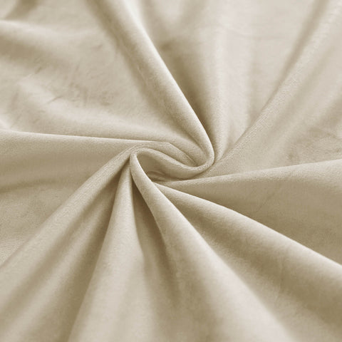 MJ11 Soft Soundproof Luxury Velvet Blackout Drapes Back Tab and Rod Pocket 2 In 1 (1 Panel)