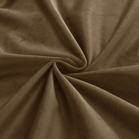 MJ11 Soft Soundproof Luxury Velvet Blackout Drapes Back Tab and Rod Pocket 2 In 1 - Cololeaf -- 107# Moss