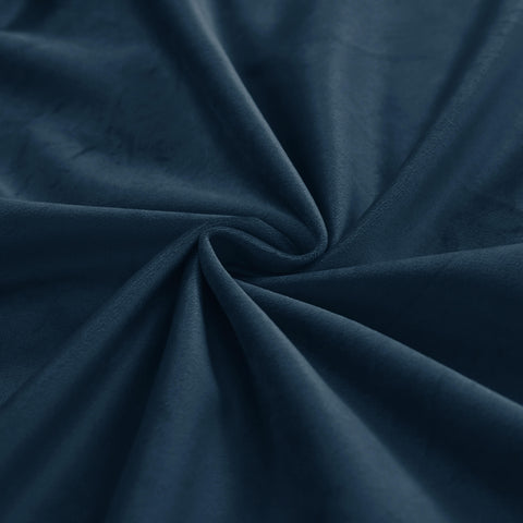 MJ11 Soft Soundproof Luxury Velvet Blackout Drapes Back Tab and Rod Pocket 2 In 1 (1 Panel)