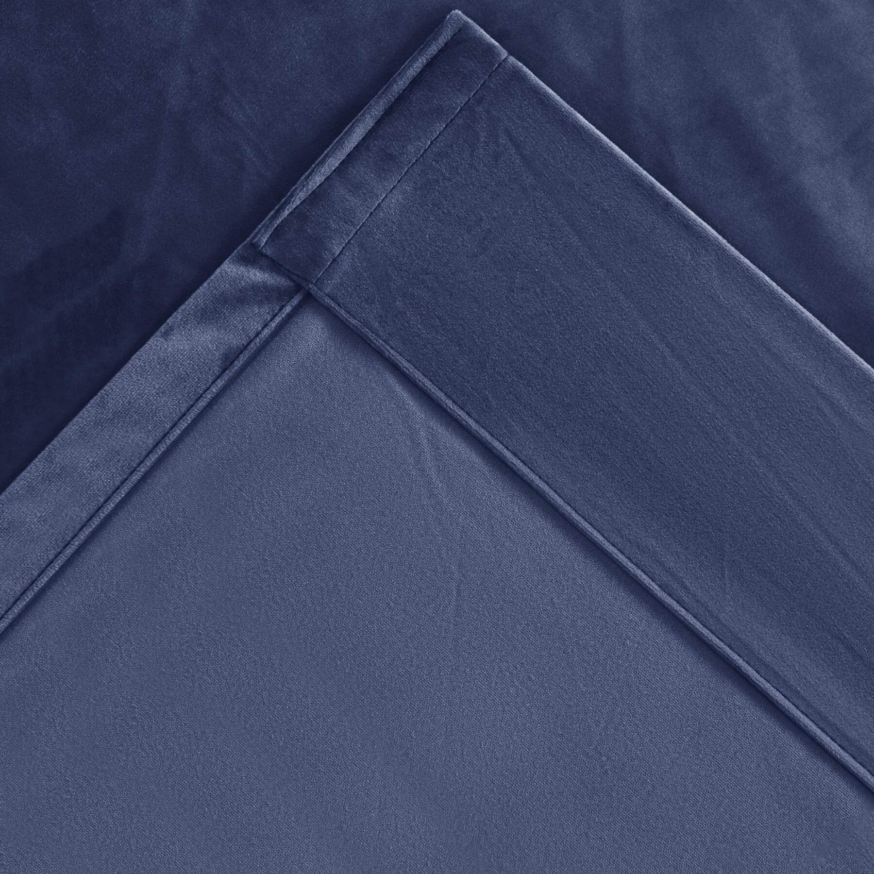 MJ11 Soft Soundproof Luxury Velvet Blackout Drapes Back Tab and Rod Pocket 2 In 1 - Cololeaf -- 107# Moss