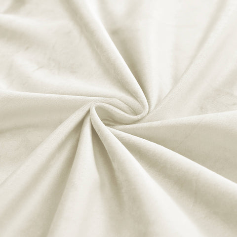 MJ11 Soft Soundproof Luxury Velvet Blackout Drapes Back Tab and Rod Pocket 2 In 1 (1 Panel)
