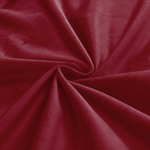 MJ11 Soft Soundproof Luxury Velvet Blackout Drapes Back Tab and Rod Pocket 2 In 1 - Cololeaf -- 107# Moss