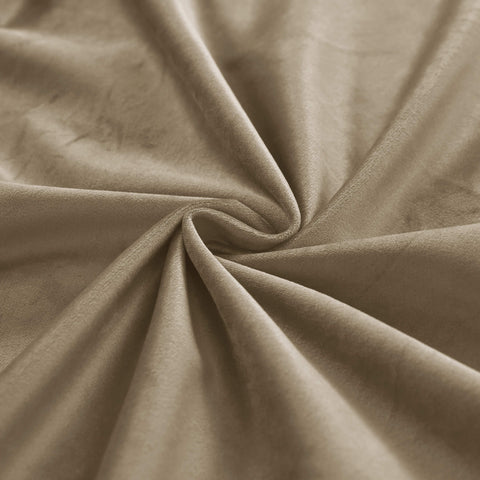MJ11 Soft Soundproof Luxury Velvet Blackout Drapes Back Tab and Rod Pocket 2 In 1 (1 Panel)