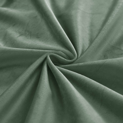 MJ11 Soft Soundproof Luxury Velvet Blackout Drapes Back Tab and Rod Pocket 2 In 1 (1 Panel)
