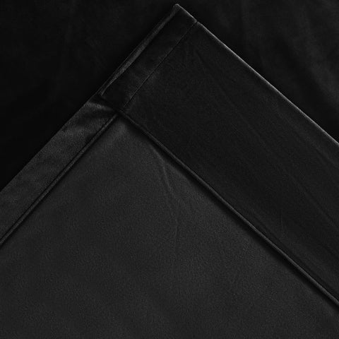 MJ11 Soft Soundproof Luxury Velvet Blackout Drapes Back Tab and Rod Pocket 2 In 1 (1 Panel)