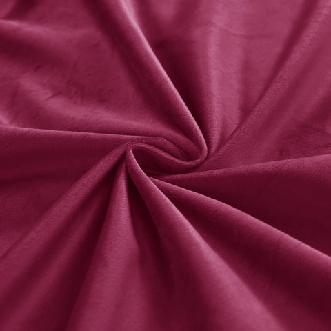 MJ11 Soft Velvet Blackout Drapes For Living Room Bedroom Pinch Pleat 1 Panel