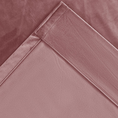 MJ11 Soft Velvet Blackout Drapes For Living Room Bedroom Pinch Pleat 1 Panel
