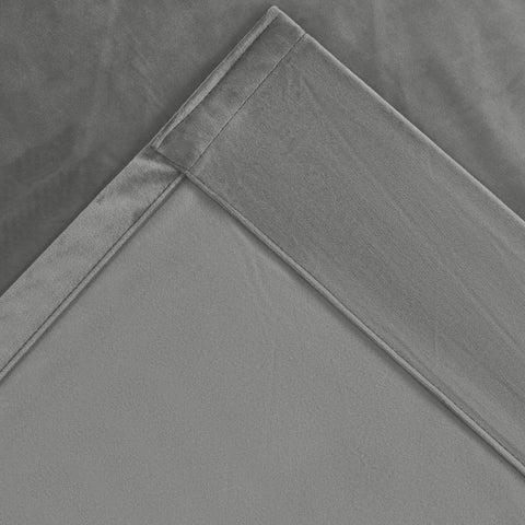 MJ11 Soft Velvet Blackout Drapes For Living Room Bedroom Pinch Pleat - Cololeaf -- 57# Ivory