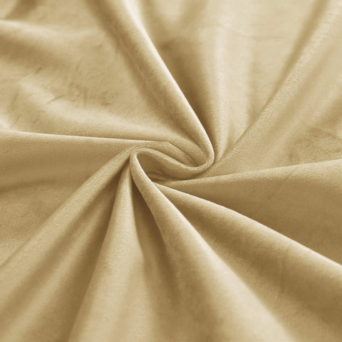 MJ11 Soft Velvet Blackout Drapes For Living Room Bedroom Pinch Pleat 1 Panel