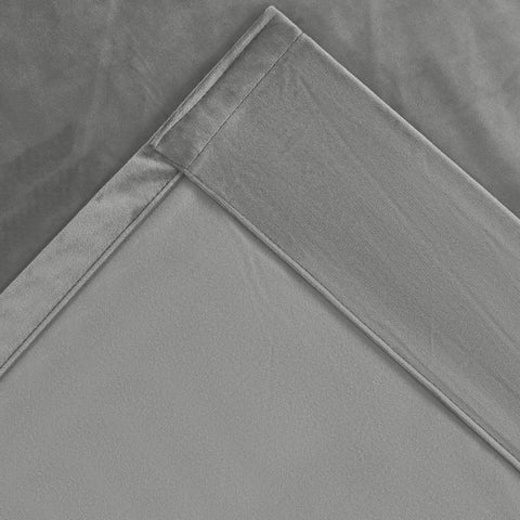 MJ11 Soft Velvet Blackout Drapes For Living Room Bedroom Pinch Pleat - Cololeaf -- 57# Ivory