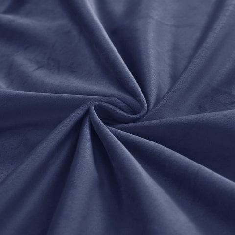 MJ11 Soft Velvet Blackout Drapes For Living Room Bedroom Pinch Pleat 1 Panel