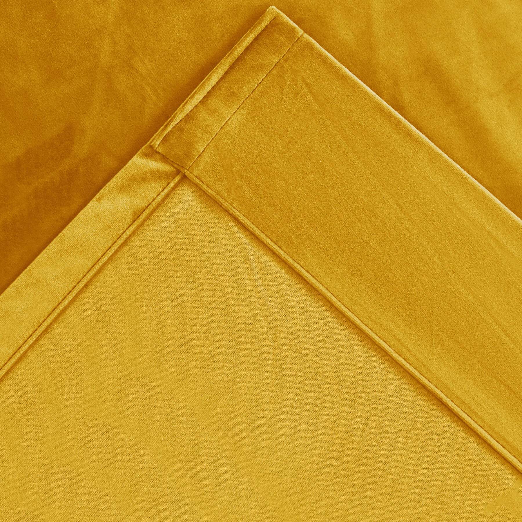 MJ11 Soft Velvet Blackout Drapes For Living Room Bedroom Pinch Pleat - Cololeaf -- 57# Ivory