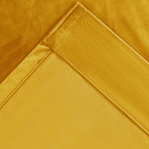 MJ11 Soft Velvet Blackout Drapes For Living Room Bedroom Pinch Pleat - Cololeaf -- 57# Ivory