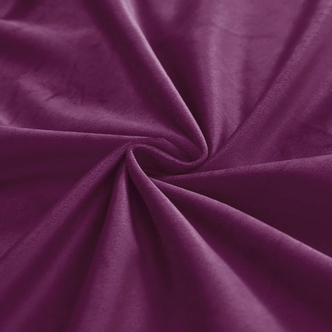 MJ11 Soft Velvet Blackout Drapes For Living Room Bedroom Pinch Pleat 1 Panel