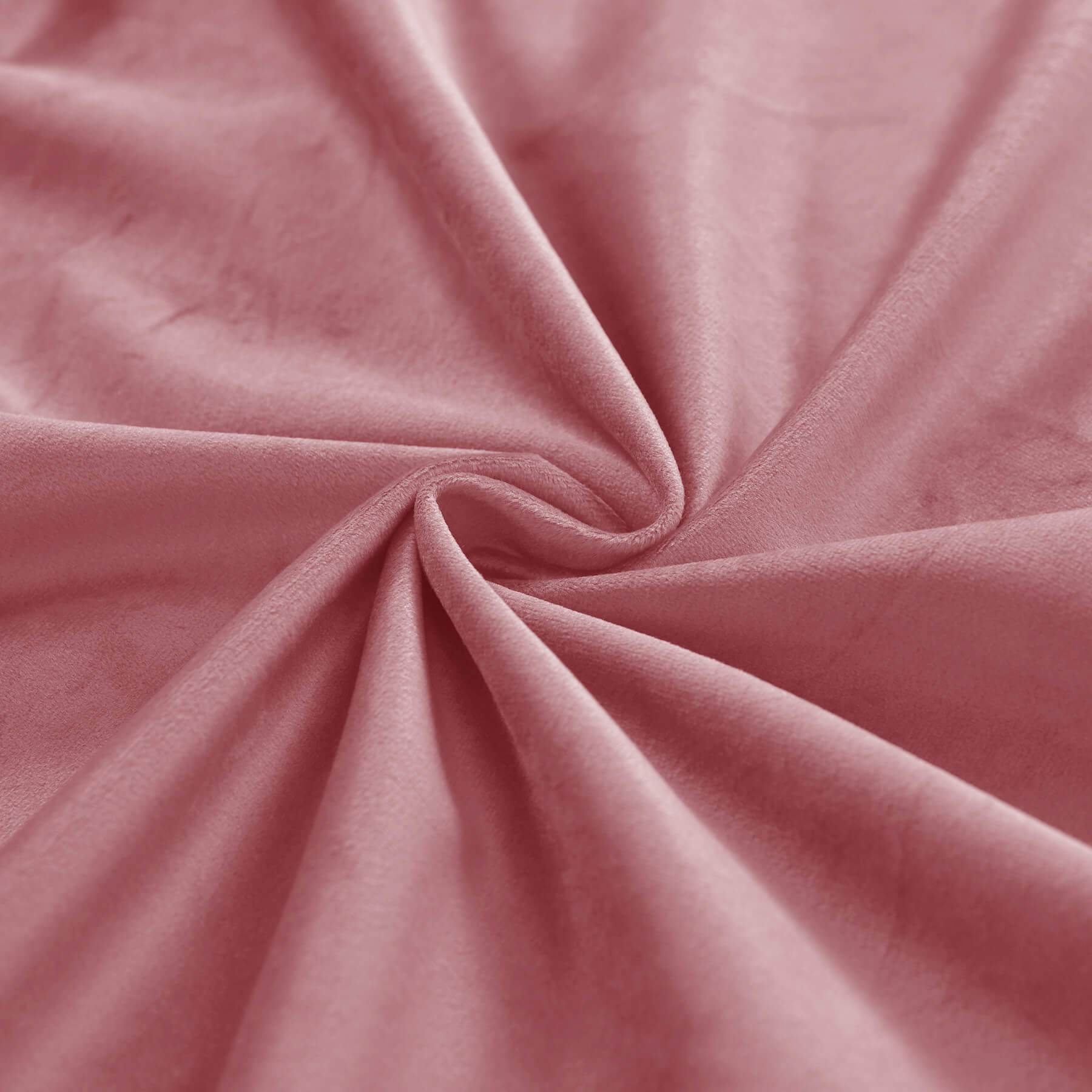 MJ11 Soft Velvet Blackout Drapes For Living Room Bedroom Pinch Pleat - Cololeaf -- 57# Ivory