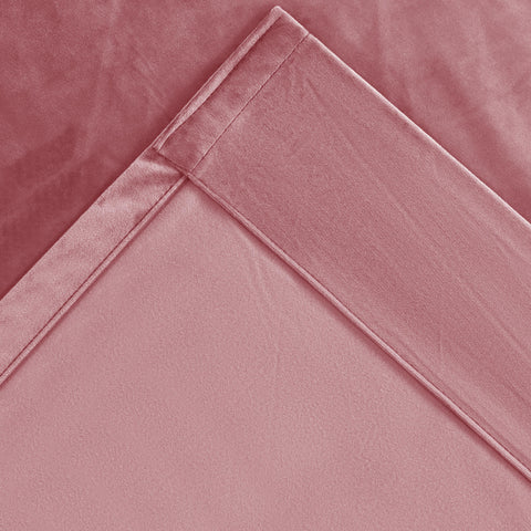 MJ11 Soft Velvet Blackout Drapes For Living Room Bedroom Pinch Pleat 1 Panel