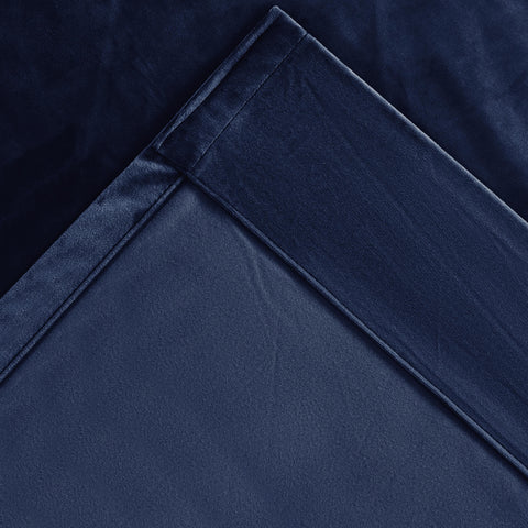 MJ11 Soft Velvet Blackout Drapes For Living Room Bedroom Pinch Pleat 1 Panel