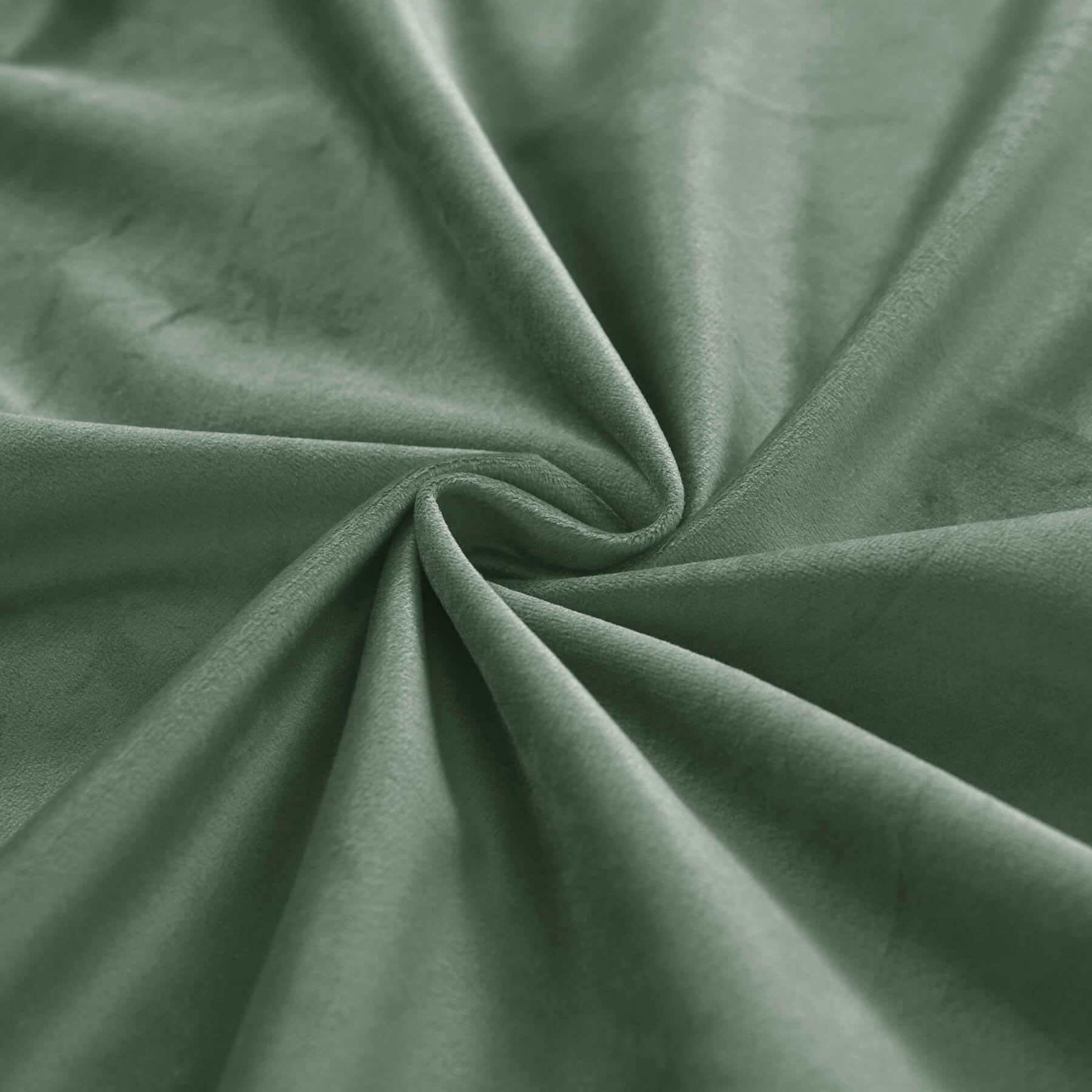 MJ11 Soft Velvet Blackout Drapes For Living Room Bedroom Pinch Pleat - Cololeaf -- 57# Ivory