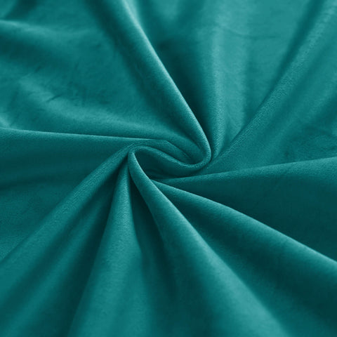 MJ11 Soft Velvet Blackout Drapes For Living Room Bedroom Pinch Pleat 1 Panel