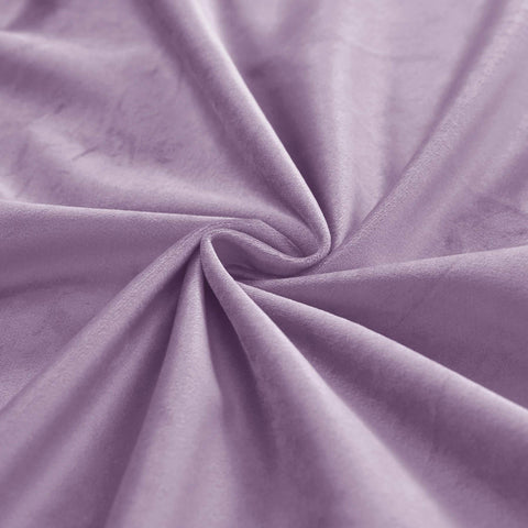 MJ11 Soft Velvet Blackout Drapes For Living Room Bedroom Pinch Pleat - Cololeaf -- 57# Ivory