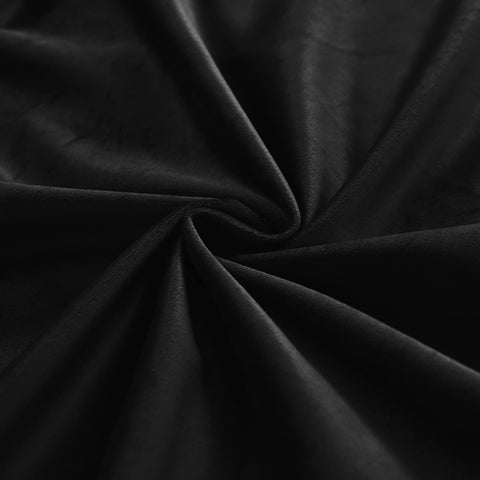 MJ11 Soft Velvet Blackout Drapes For Living Room Bedroom Pinch Pleat 1 Panel