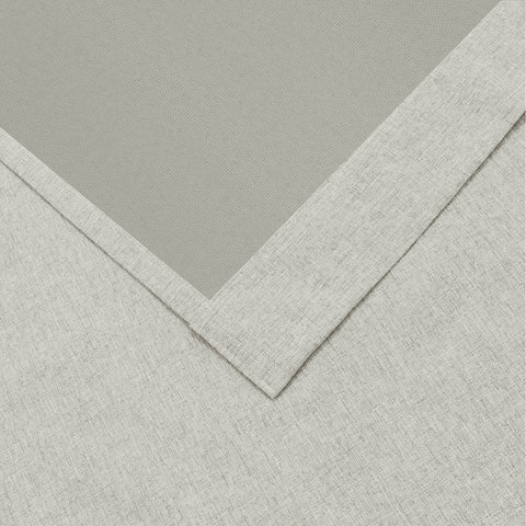 OY19S Blackout Linen Curtains 3 IN 1 Header 1 Panel