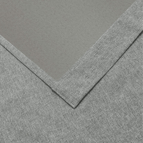 OY19S Linen Blend Soft Blackout Curtains Pinch Peat 1 Panel