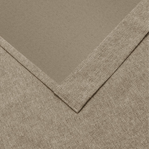 OY19S Blackout Linen Curtains 3 IN 1 Header 1 Panel