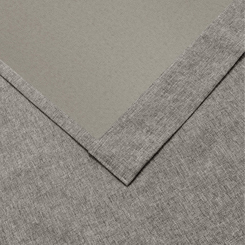 OY19S Linen Blend Soft Blackout Curtains Pinch Peat 1 Panel
