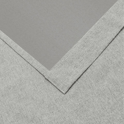 OY19S Soft Linen Blend Blackout Curtains 220GSM Flat Hooks 1 Panel