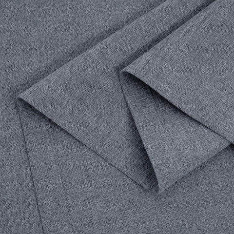 OY66 Ultra-Soft Blackout Double-Sided Lightweight Linen Curtain Grommet 1 Panel